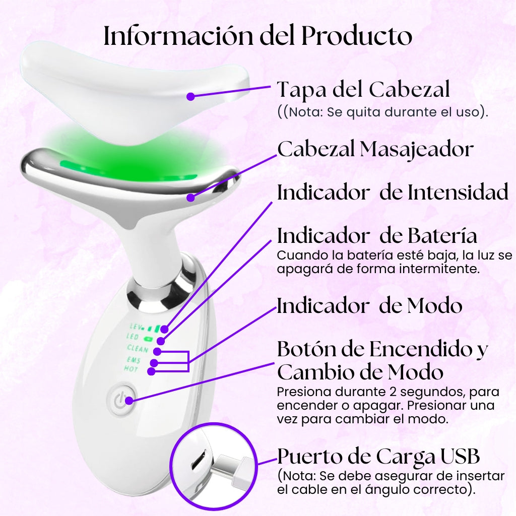 Masajeador Facial - Face Light x3