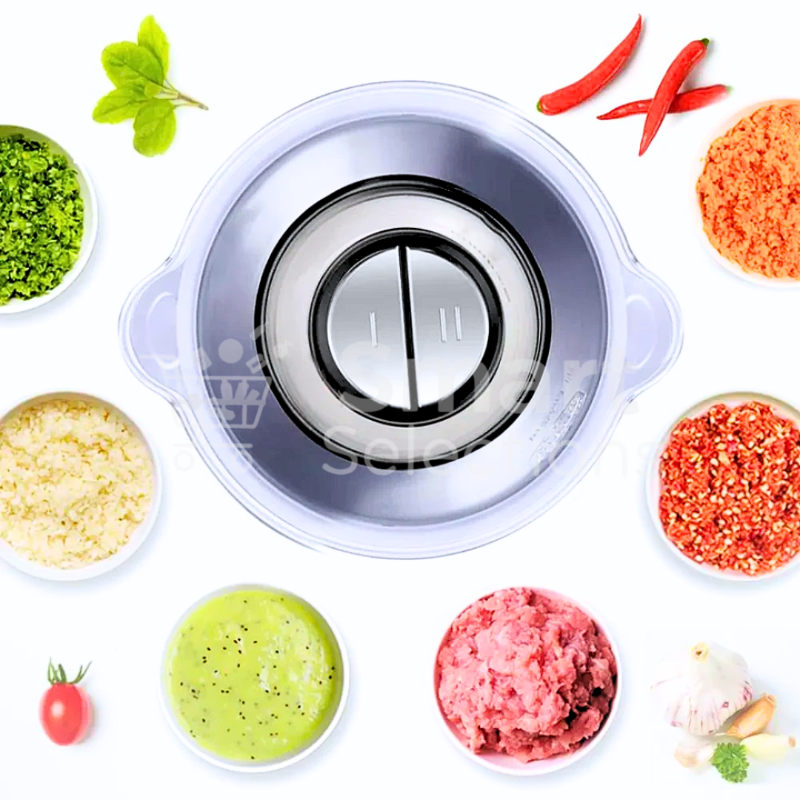 SUPER CHOPPER PLUS - Picadora de alimentos eléctrica ultra rápida