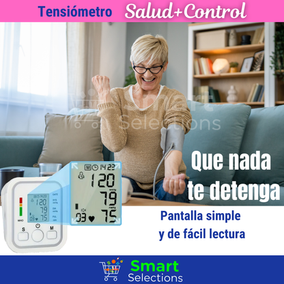 Pack SALUD+CONTROL con Tensiómetro y Oxímetro Digital